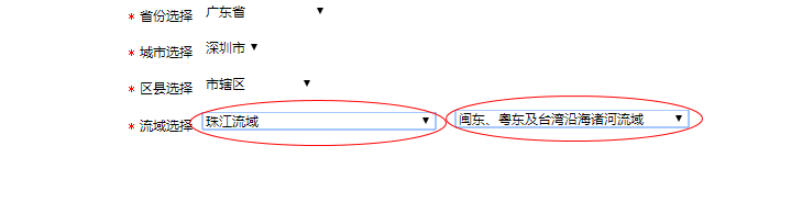 企业地址和流域